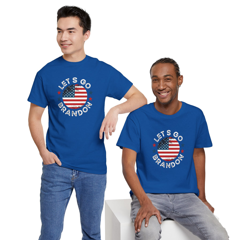 Memorial Day Let's Go Brandon USA Flag Patriotic T-Shirt