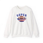 Super Football with American Flag Sweatshirt | Patriotic Sports Crewneck