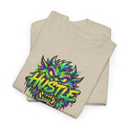 Neon Monster Face Hustle Tee | Graphic T-Shirt, Streetwear Drip