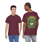 Brazil Carnival Mask Tee | World Cup '26 Soccer Floral Headdress