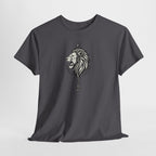 Tribal Lion Head Arrow T-Shirt | Geometric Lion Tee