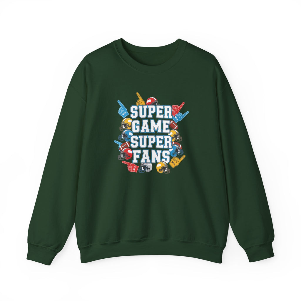 Super Game Super Fans sweatshirt | Video Game Controller Retro Arcade Design