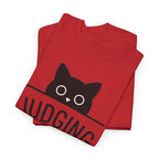 Judging You Silently cat Tee | Cute Cat Graphic T-Shirt