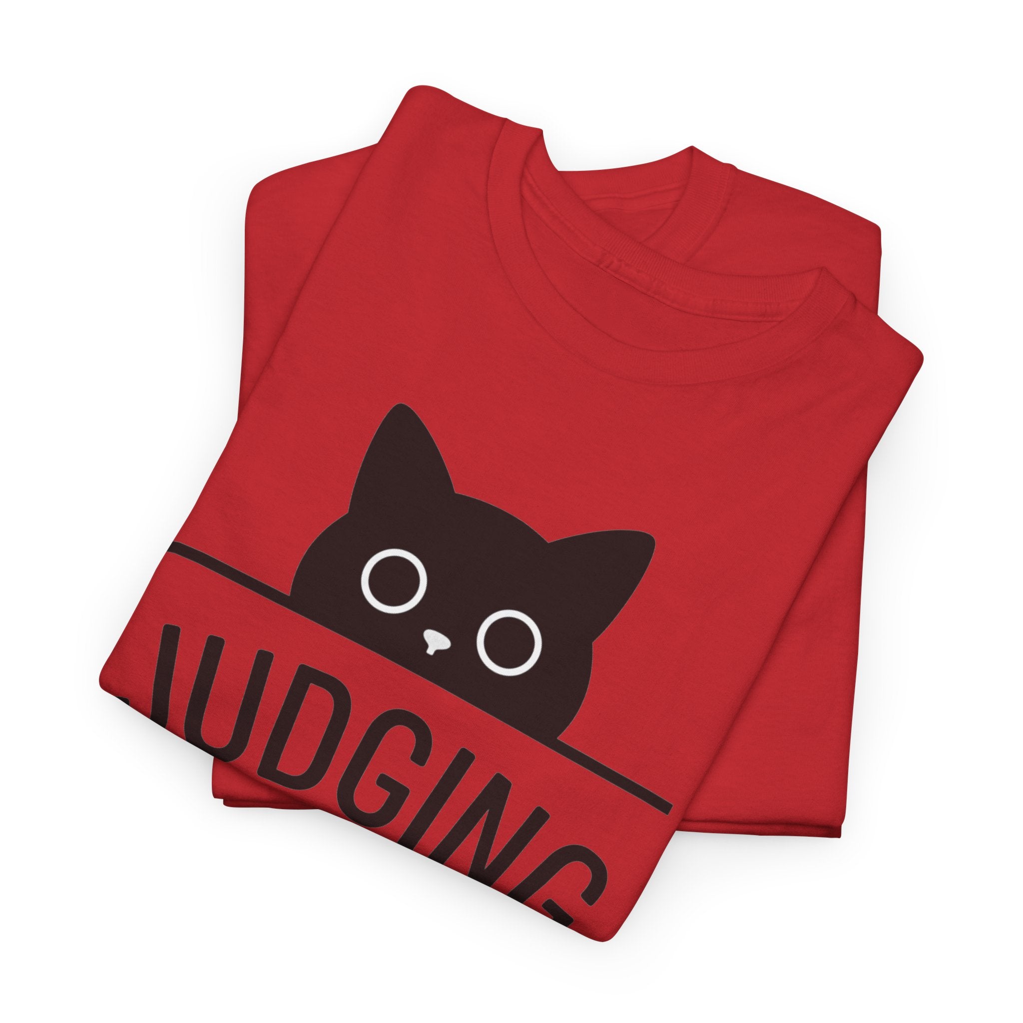 Judging You Silently cat Tee | Cute Cat Graphic T-Shirt