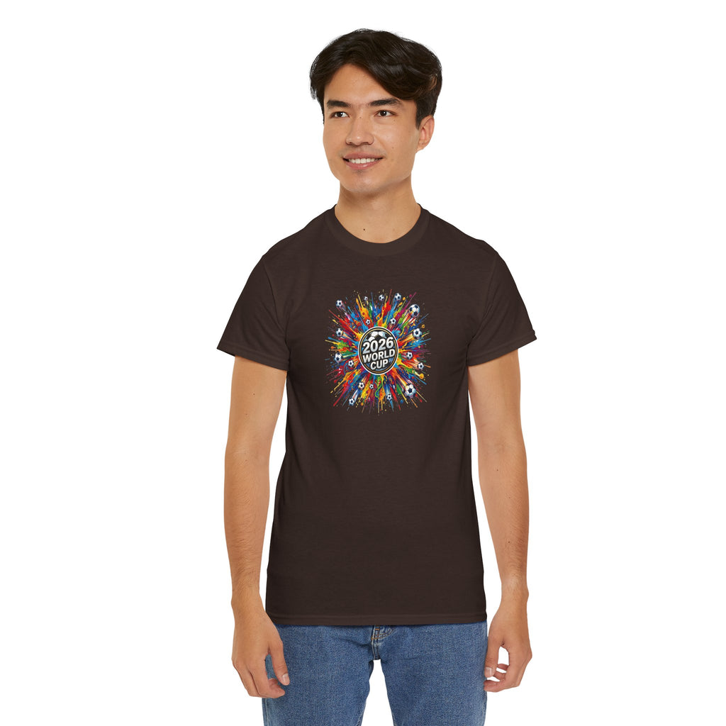 2026 World Cup Soccer Burst Tee | Football Tournament Shirt