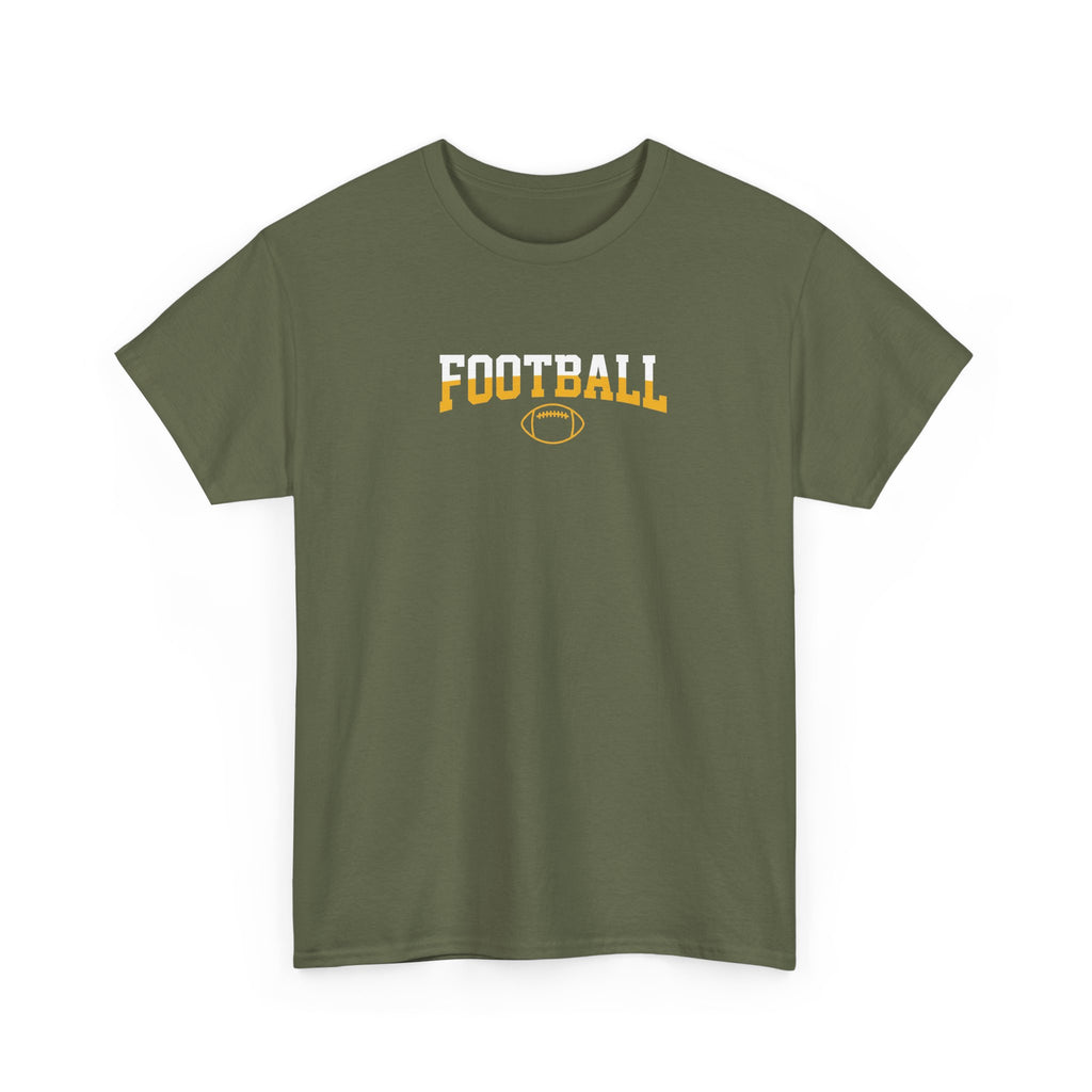 Championship Football Logo T-Shirt | Shield Graphic Tee, Sports Apparel