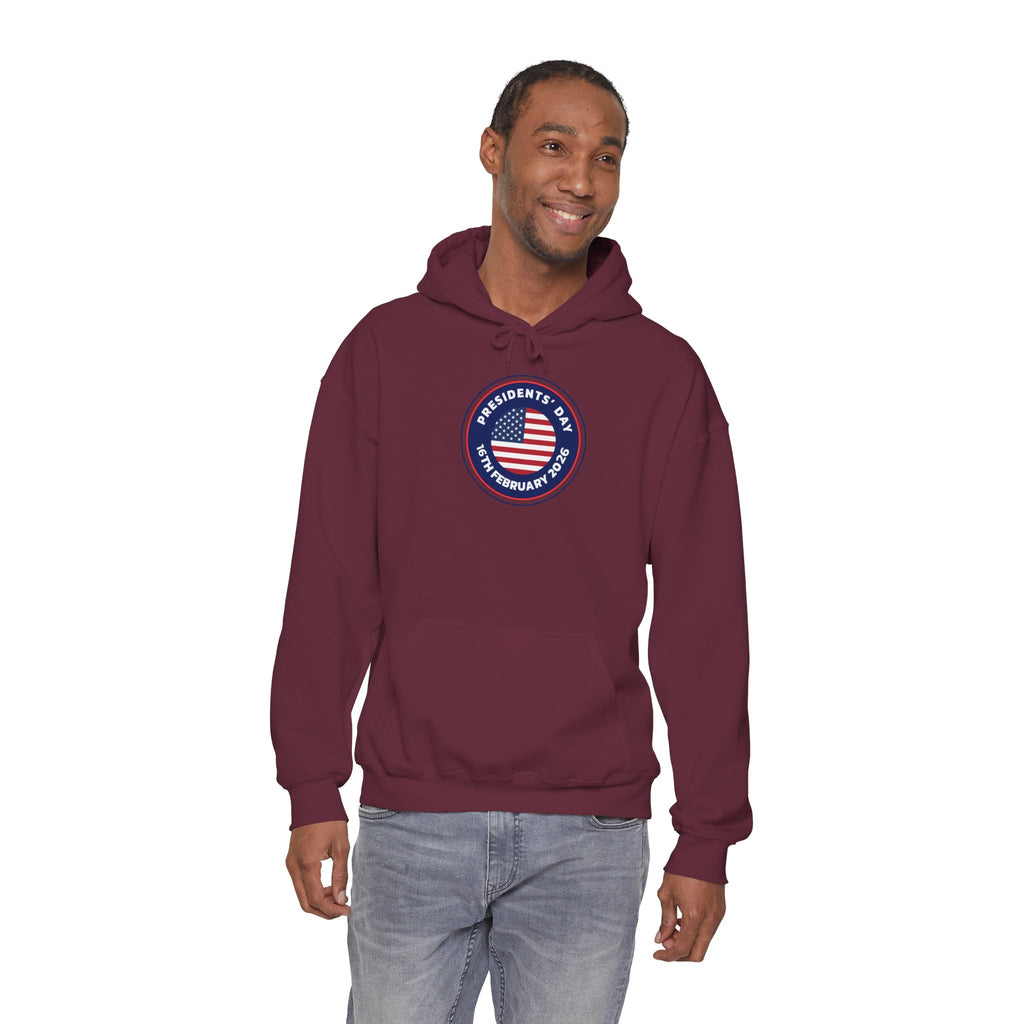 Presidents Day Hoodie 2026 - February 16 Holiday Pullover, American Pride Hoodie