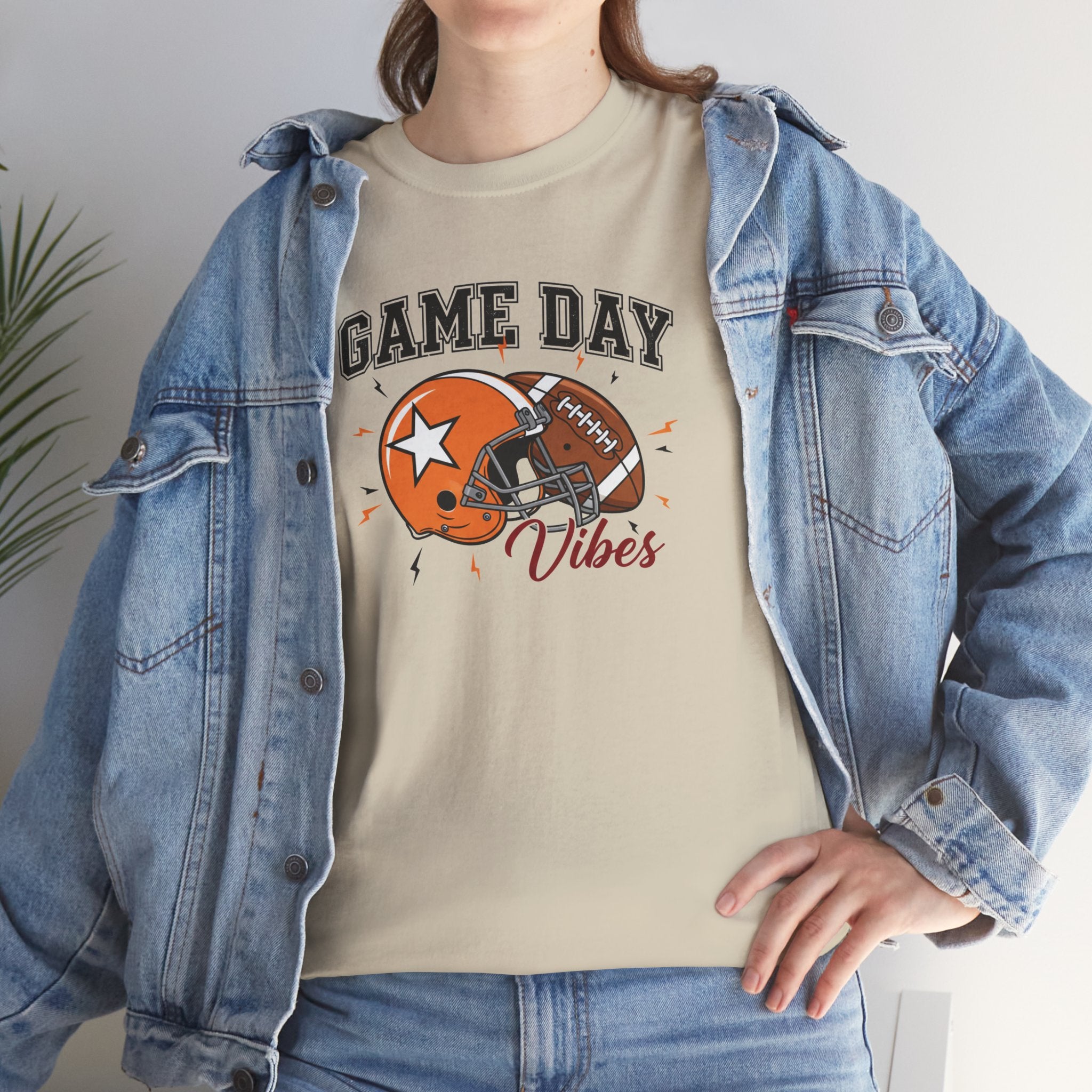 Game Day Vibes Football T-Shirt | Sporty Graphic Tee