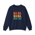 Mama Mama Mom Bro sweatshirt | Mother day Retro stacked text