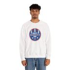 Happy Presidents Day emblem Crewneck Sweatshirt | Presidents Day design