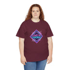Lost in the Beat Tee | Retro Neon Diamond Music Graphic