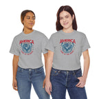 America Land of the Free Home of the Brave Eagle Patriotic T-Shirt