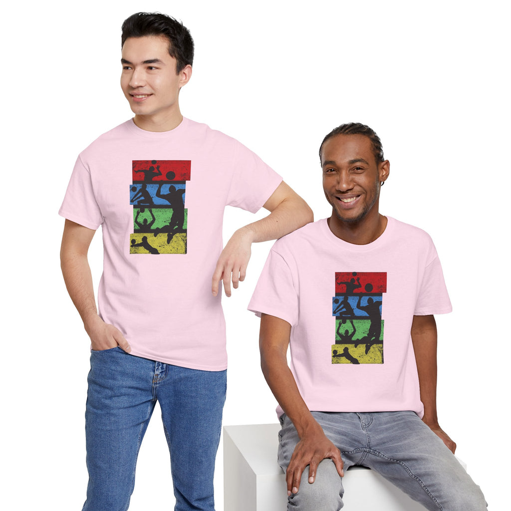 Silhouette Sports Collage T-shirt | Football Soccer