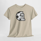 My Goal Is To Deny Yours Soccer Tee | Soccer Ball Graphic Shirt