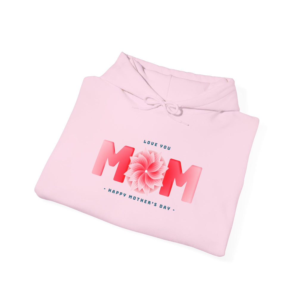Pink Floral MOM Hoodie | Mother's Day Mom Sweatshirt