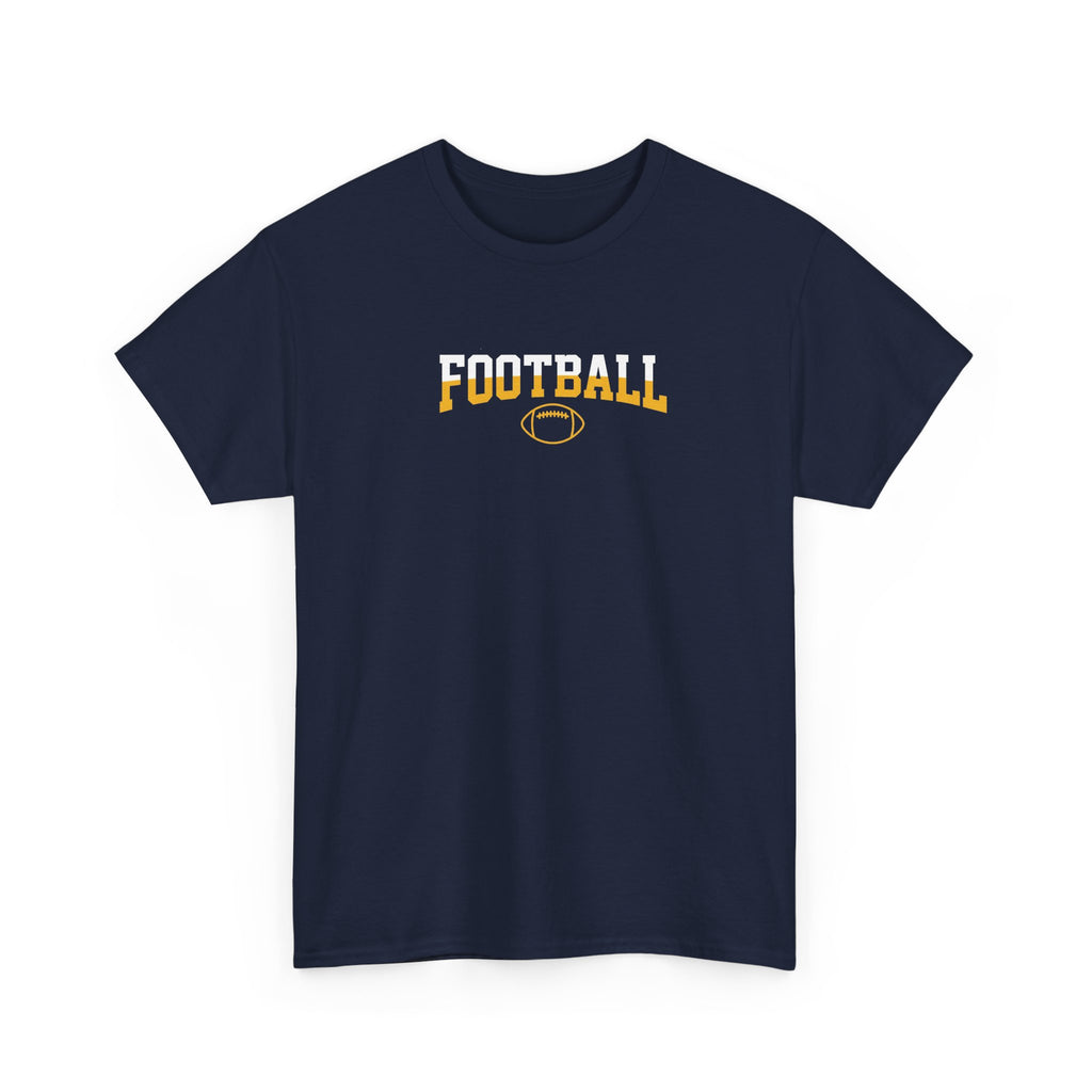 Championship Football Logo T-Shirt | Shield Graphic Tee, Sports Apparel