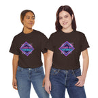 Lost in the Beat Tee | Retro Neon Diamond Music Graphic