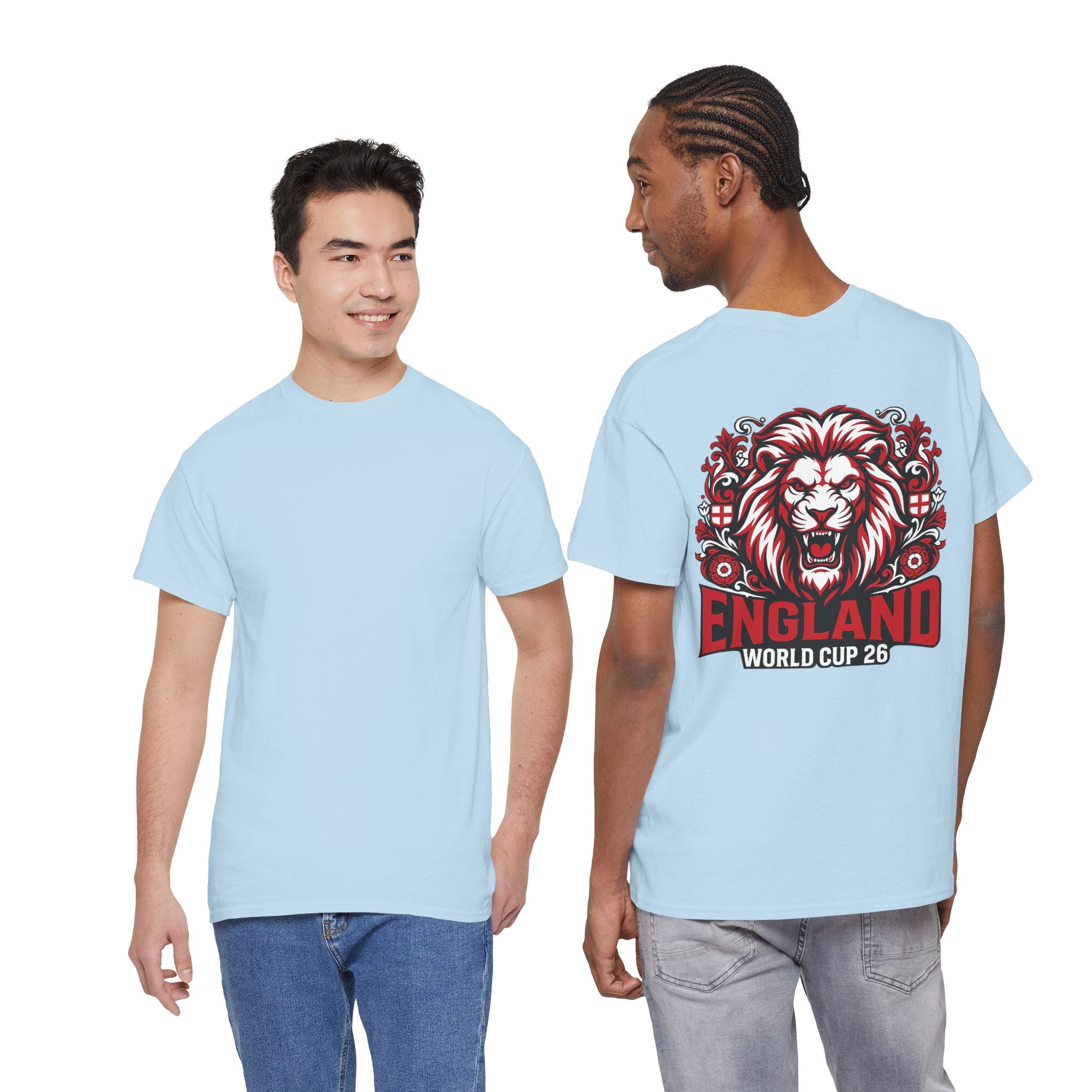 England Lion World Cup 26 T-Shirt | Football Soccer Fan Tee