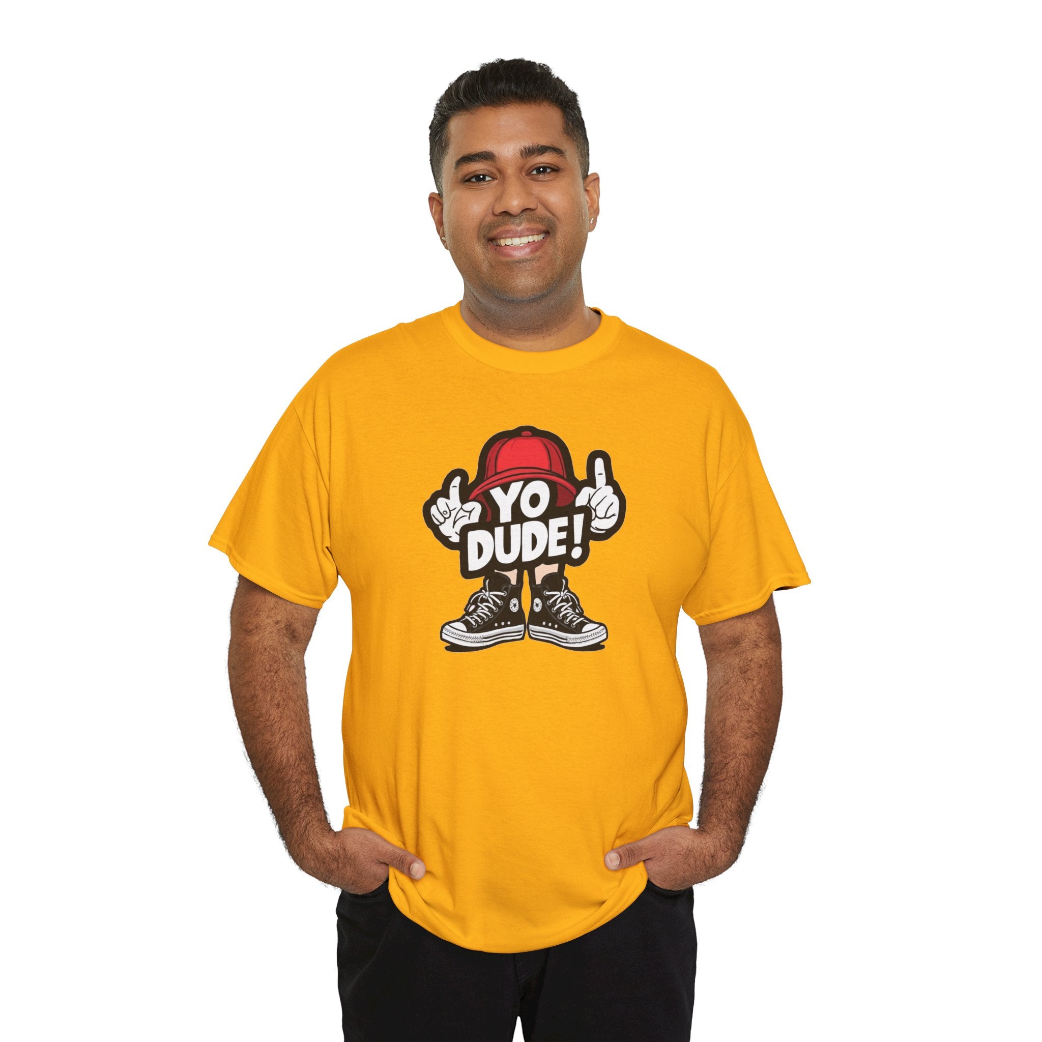 Yo Dude Character T-Shirt | Skate Sneaker Graphic Tee, Streetwear