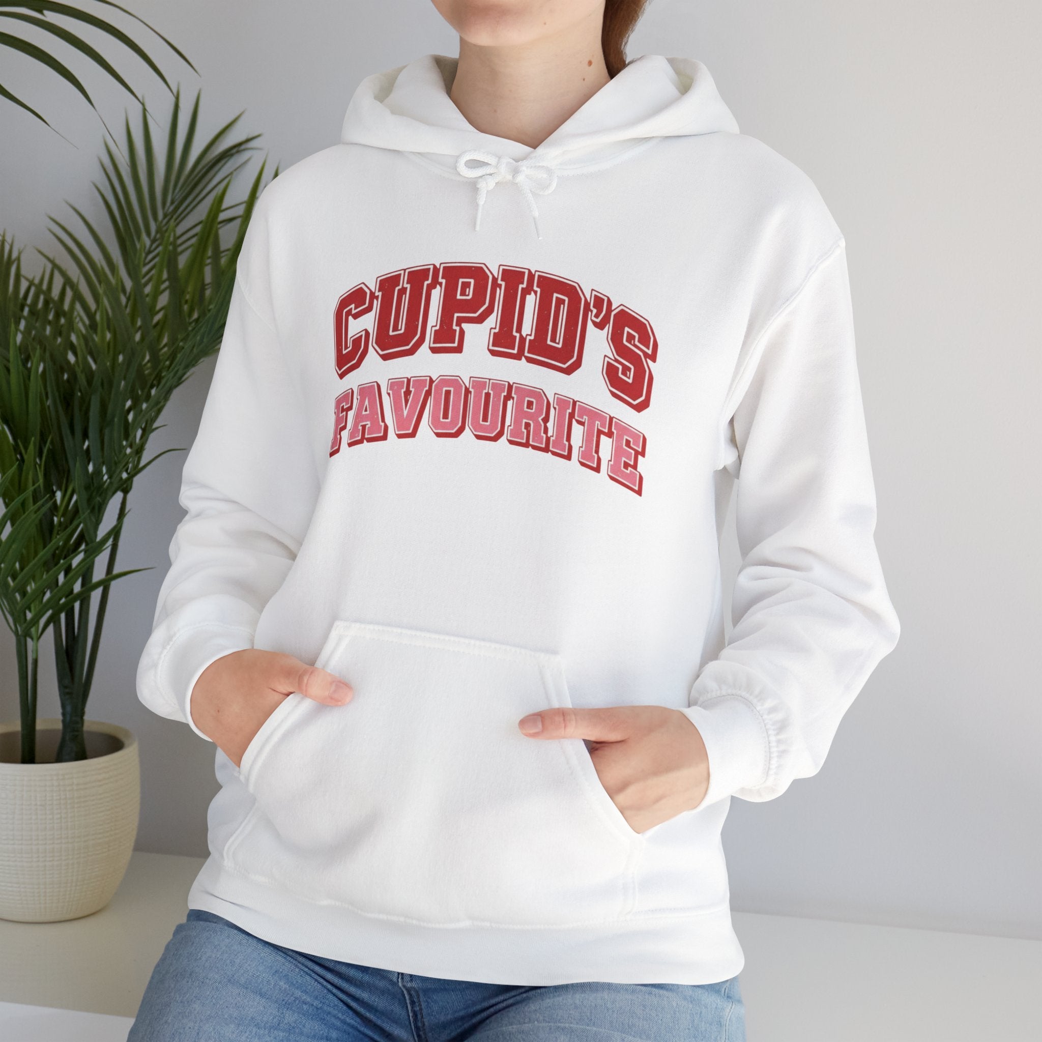 Valentine's Day Hoodie | Cupid's Favourite Minimal Design
