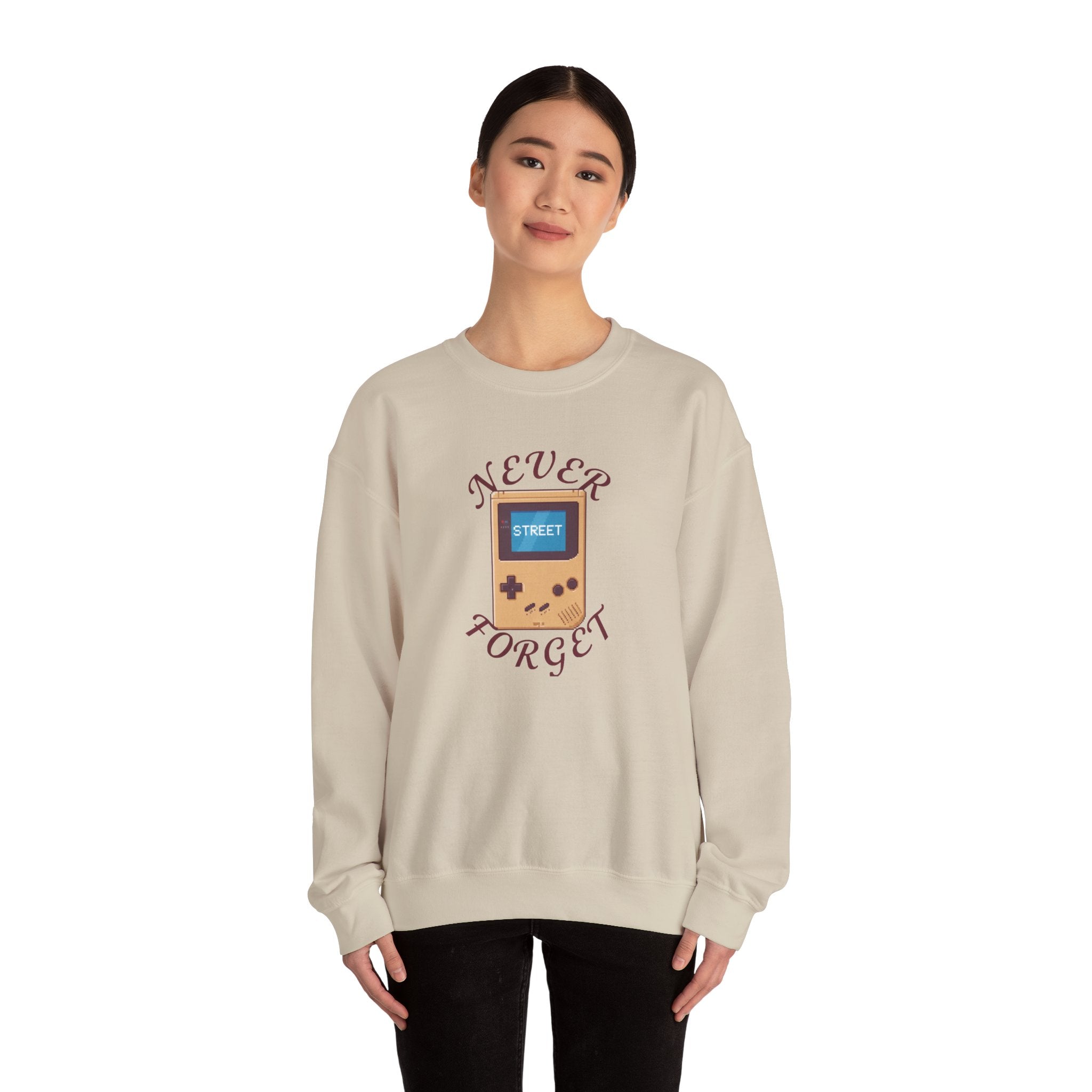 Never Forget Game Sweatshirt | Retro Handheld Gaming