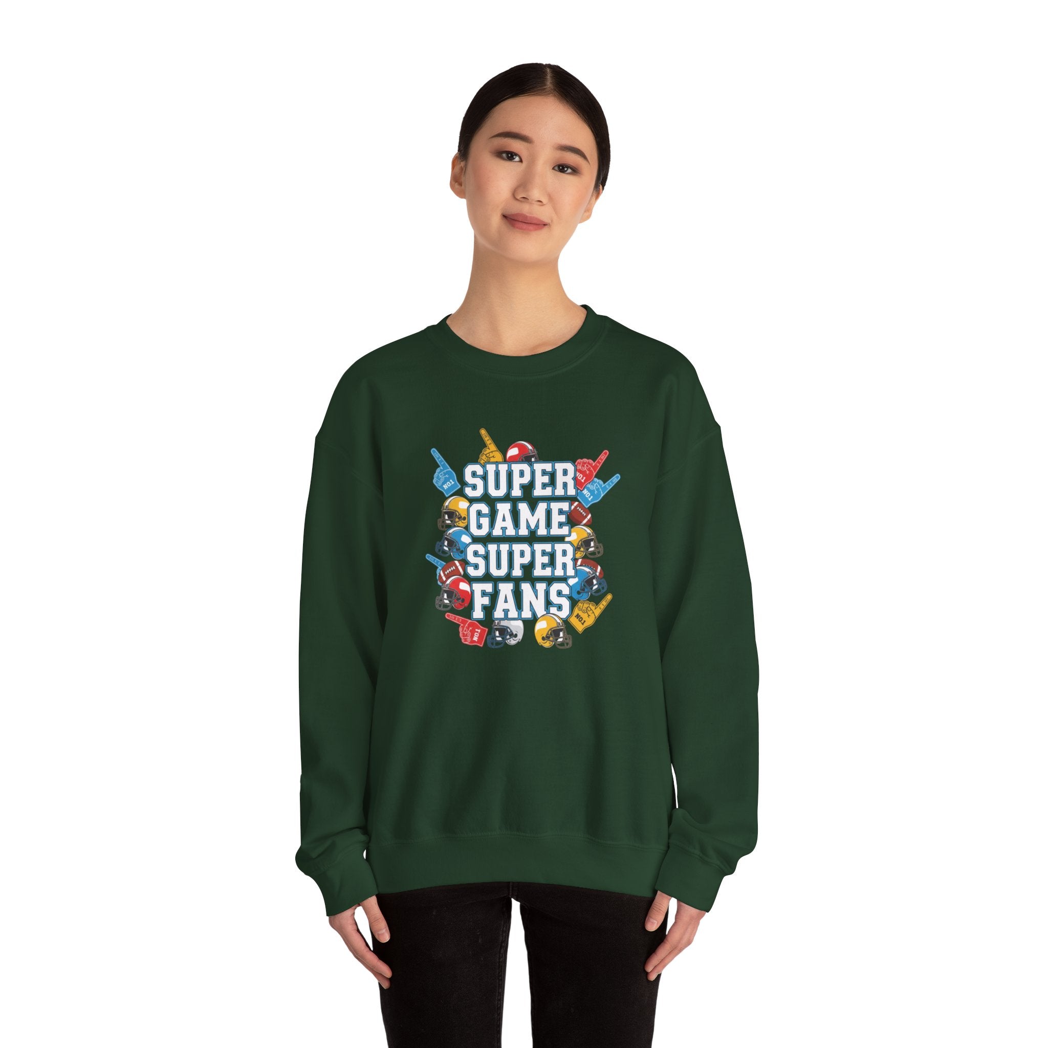Super Game Super Fans sweatshirt | Video Game Controller Retro Arcade Design