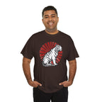 White Tiger with Rising Sun Tee | Japanese Tiger Graphic T-Shirt