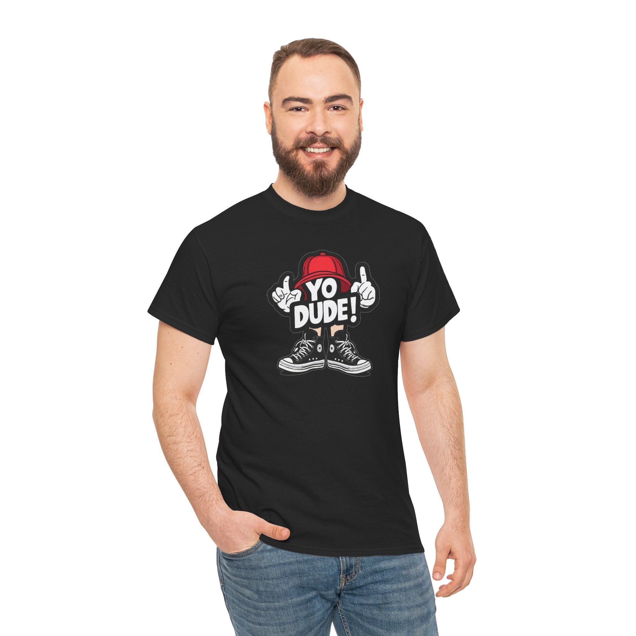 Yo Dude Character T-Shirt | Skate Sneaker Graphic Tee, Streetwear