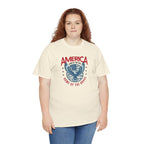 America Land of the Free Home of the Brave Eagle Patriotic T-Shirt