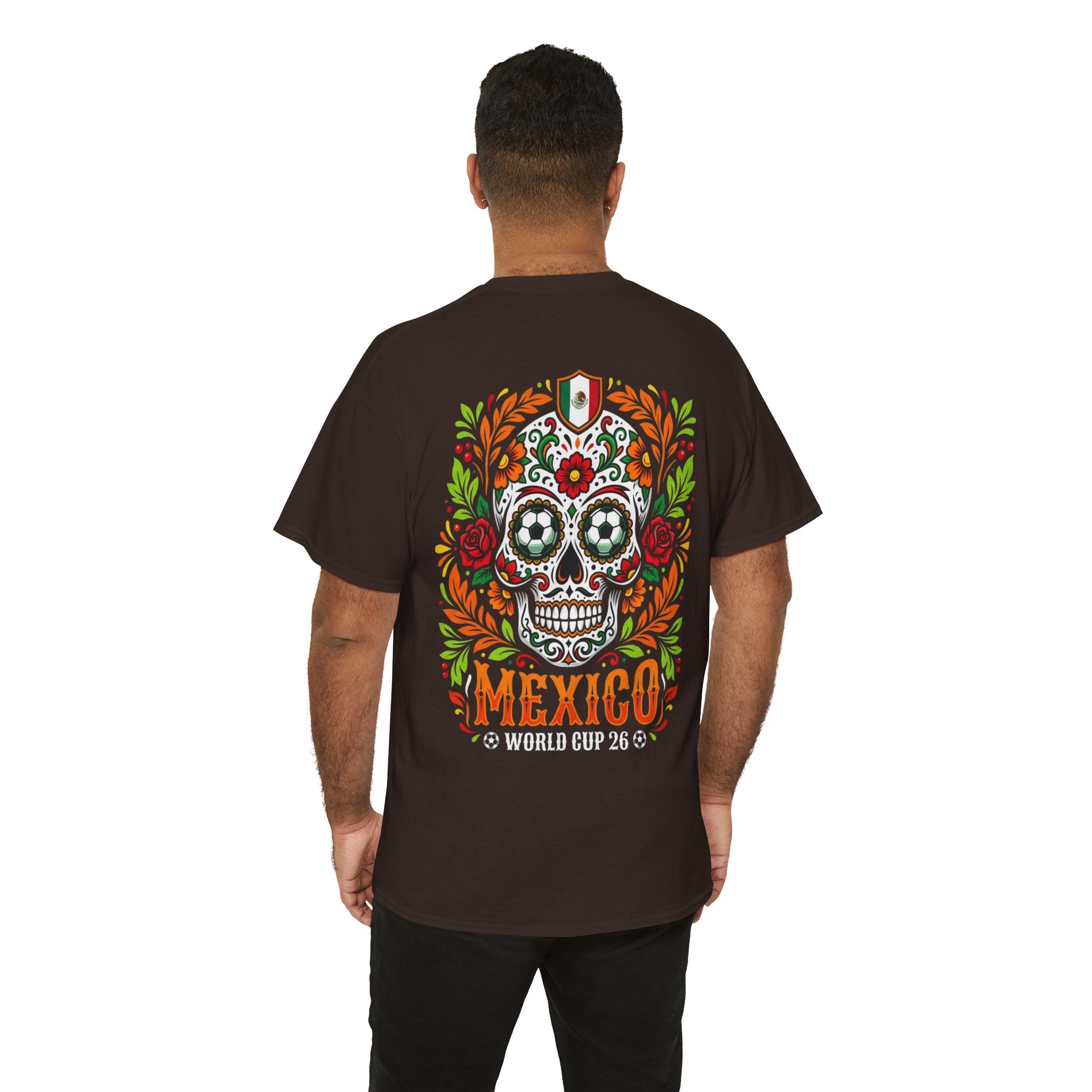 Sugar Skull Mexico World Cup Tee | Day of the Dead Football Shirt