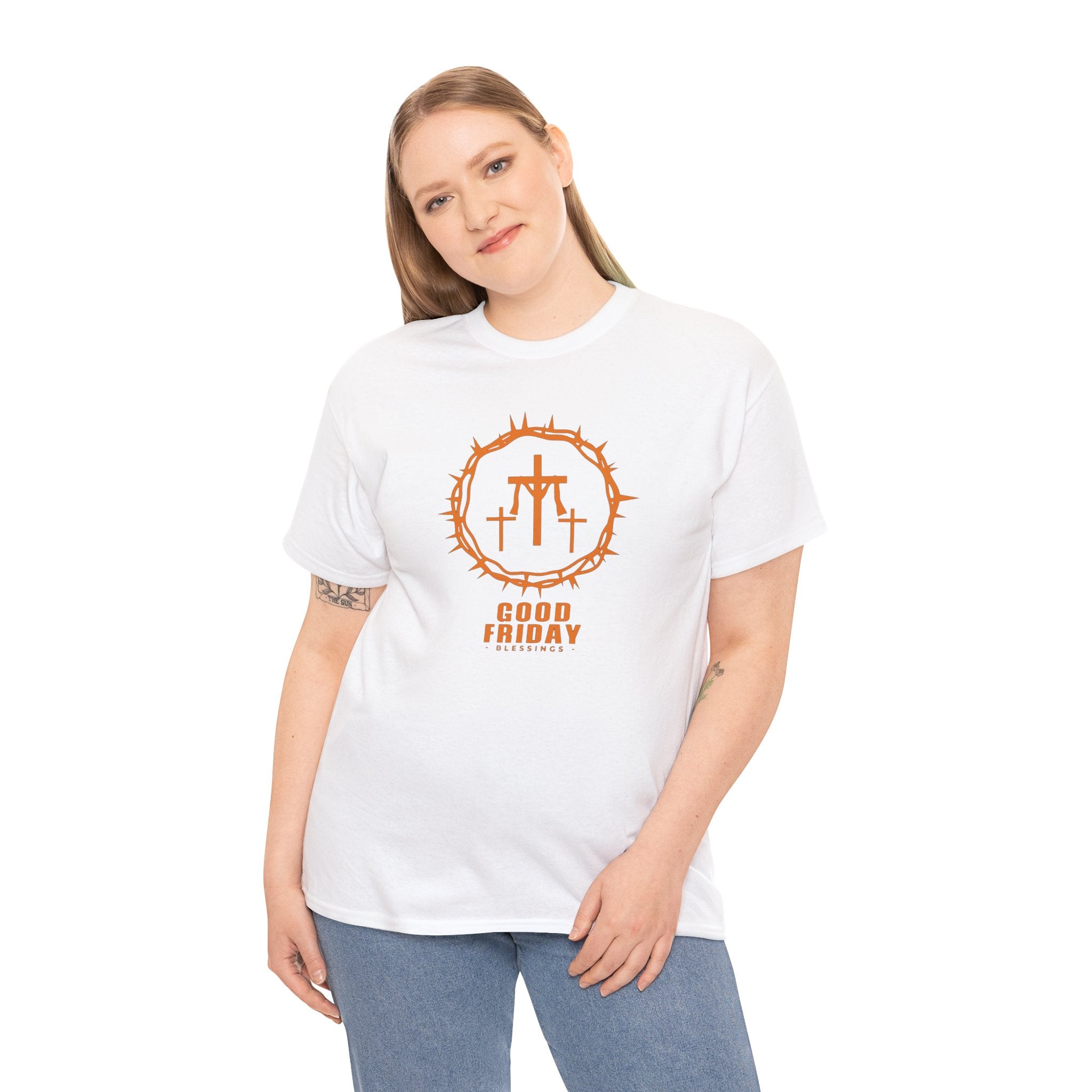 Good Friday Crosses T-Shirt | Crown of Thorns Christian Tee