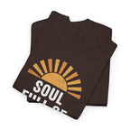 Soul Full of Sunshine T-Shirt | Retro Sunrise Typography