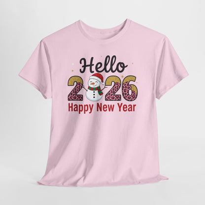 Hello 2026 Happy New Year  Unisex Tee