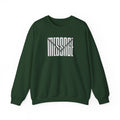 MESSAGE Sweatshirt - Minimalist Typography Pullover, Aesthetic Streetwear Crewneck