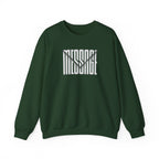 MESSAGE Sweatshirt - Minimalist Typography Pullover, Aesthetic Streetwear Crewneck