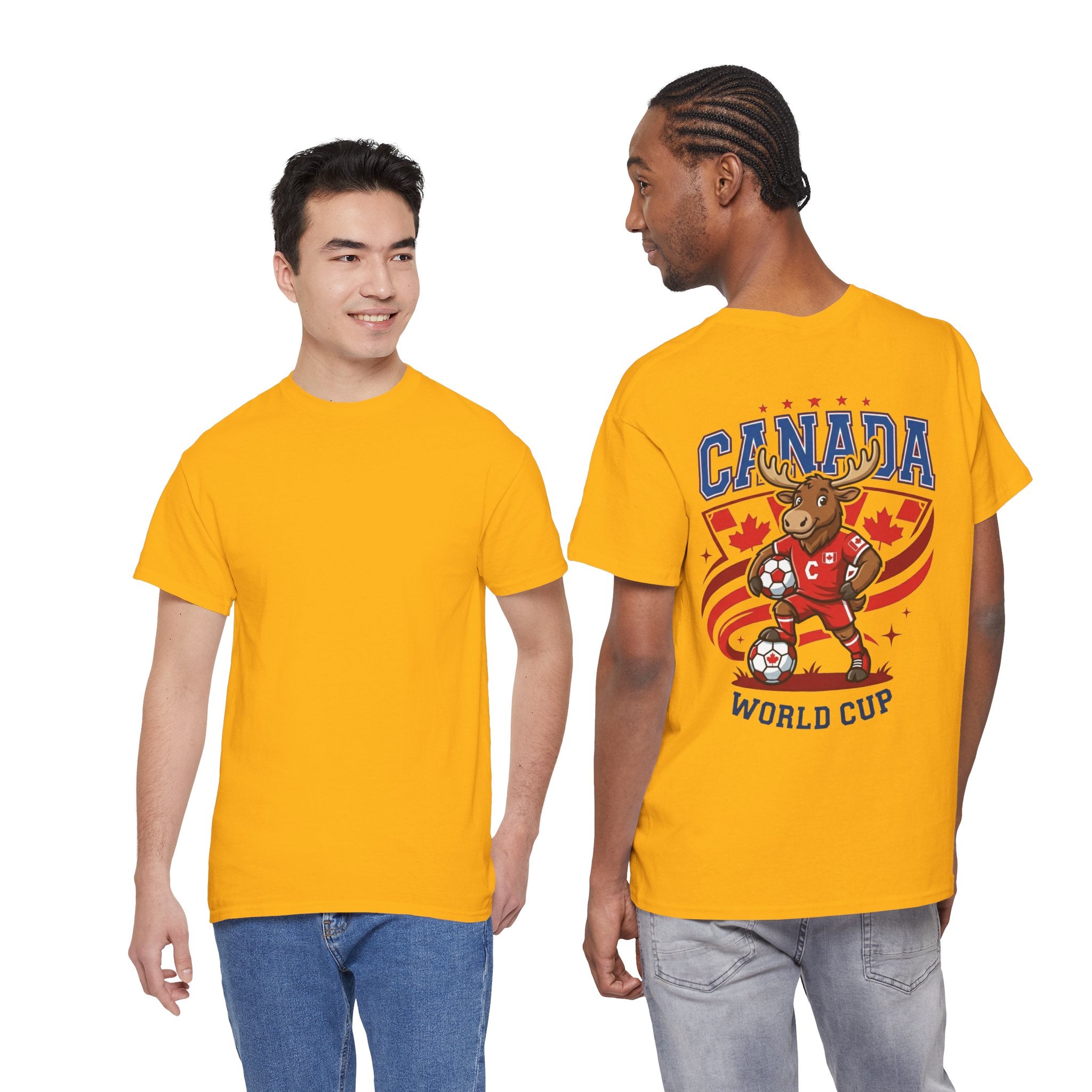Canada Moose Soccer World Cup Tee | Canadian Flag Football Shirt