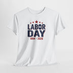 Labor Day 1894-2026 T-Shirt | Patriotic Stars America Holiday Tee
