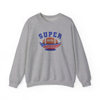 Super Football with American Flag Sweatshirt | Patriotic Sports Crewneck