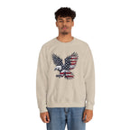 American Flag Eagle sweatshirt | Patriotic Bald Eagle graphic