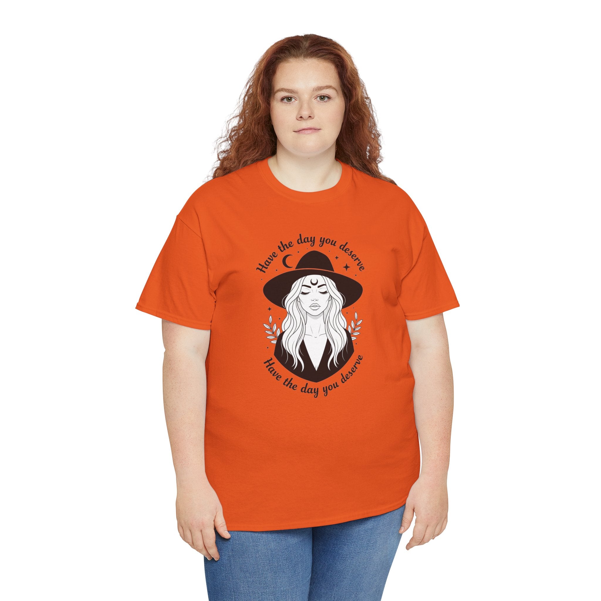 Aesthetic Art Witch Graphic T-Shirt | Have The Day You Deserve Boho Tee