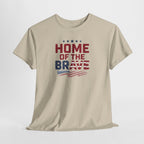 Home of the Brave T-Shirt | American Flag Patriotic Tee