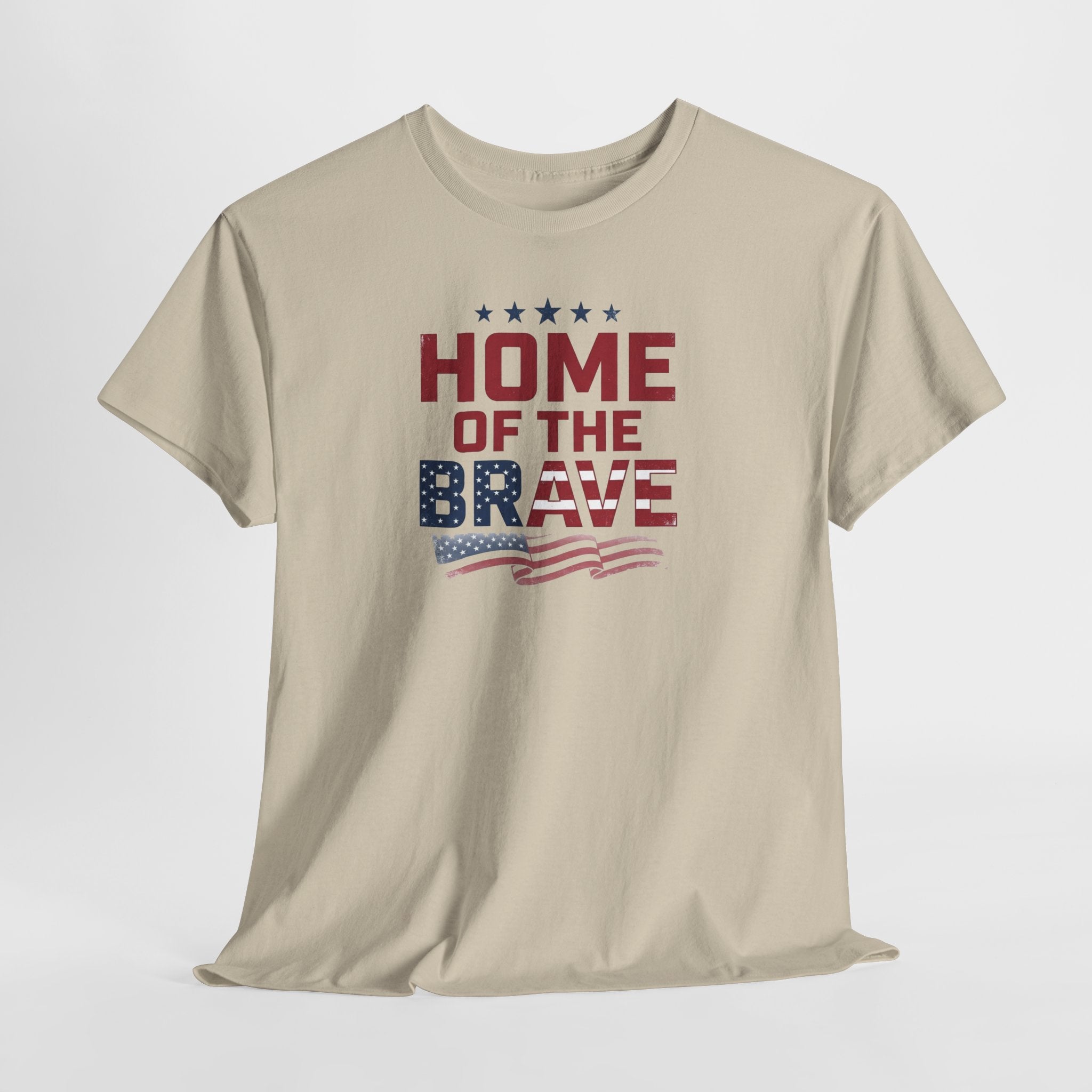 Home of the Brave T-Shirt | American Flag Patriotic Tee