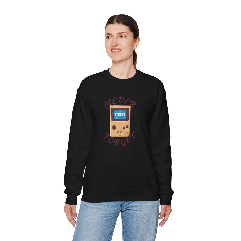 Never Forget Game Sweatshirt | Retro Handheld Gaming