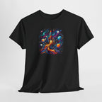 Galaxy Fox, T-Shirt | Cosmic Fox Illustration, Colorful Space Art