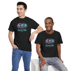 Summer Vibes Crab Tee | Coastal Beach Shells, Tropical Ocean Graphic