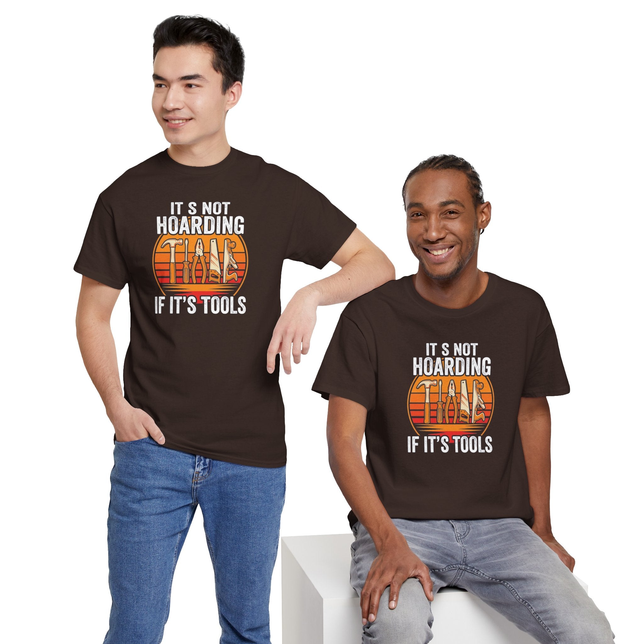 It's Not Hoarding If It's Tools T-Shirt | Vintage Tool Graphic Tee
