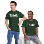 Think Chess T-Shirt | Strategic Mind Chess Typography Graphic Tee