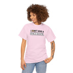 I Don't Give a Schnitzel T-Shirt | Funny Food Phrase Tee