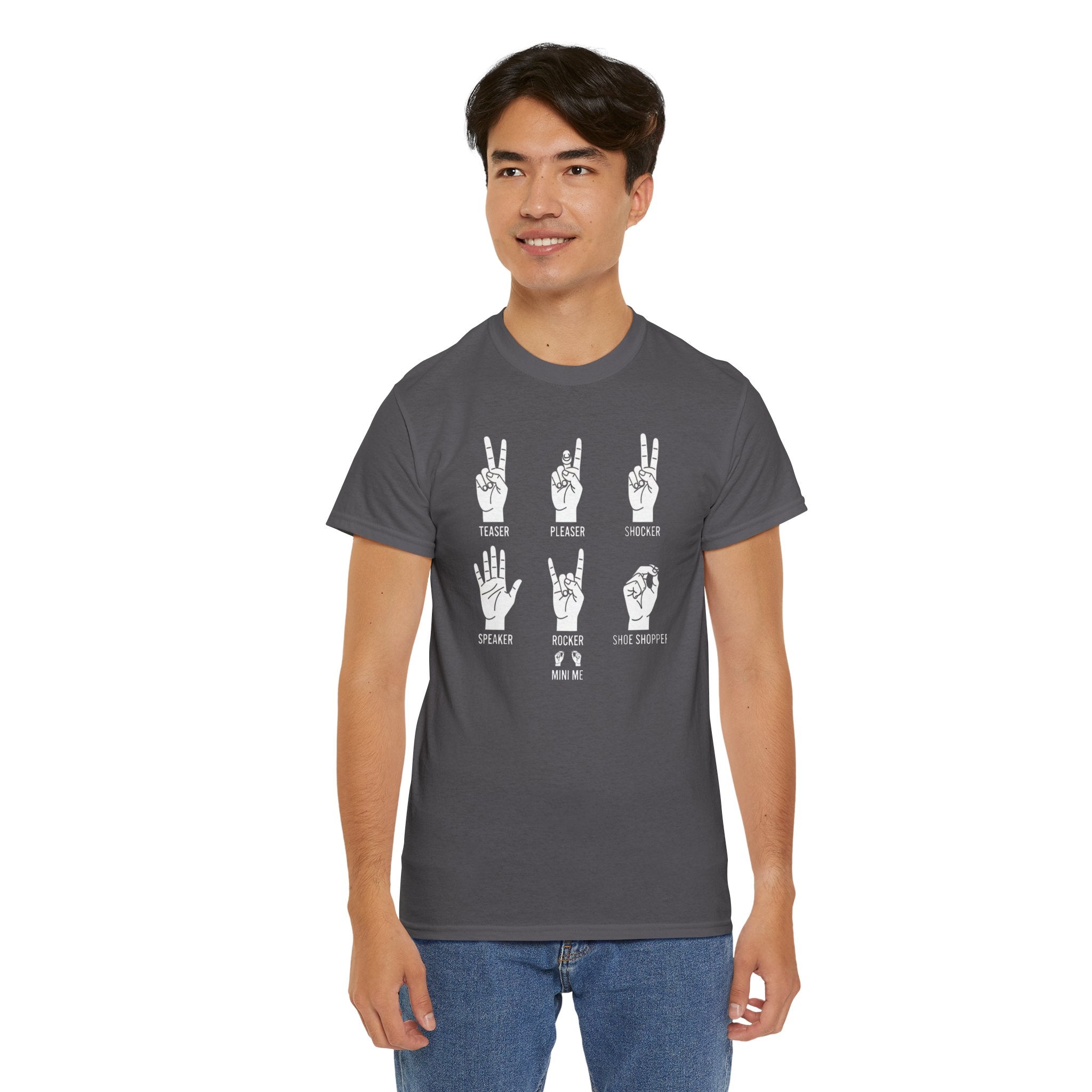 Hand Gesture Illustration T-Shirt | Sign Language Inspired Graphic Tee