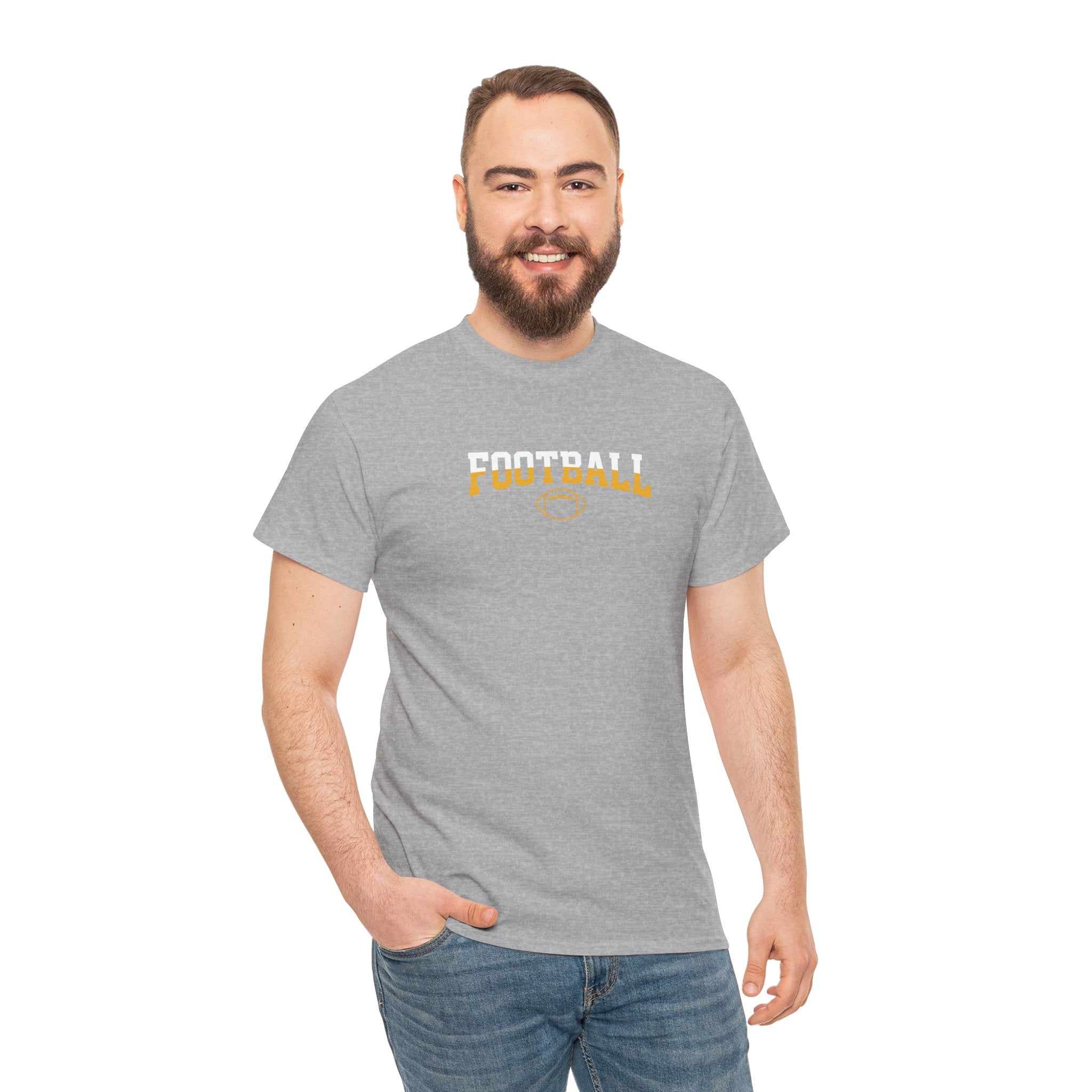 Championship Football Logo T-Shirt | Shield Graphic Tee, Sports Apparel